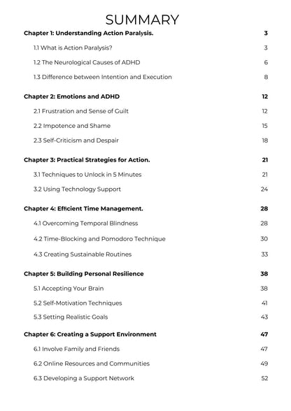 ADHD Action Bridge - From Thought To Action